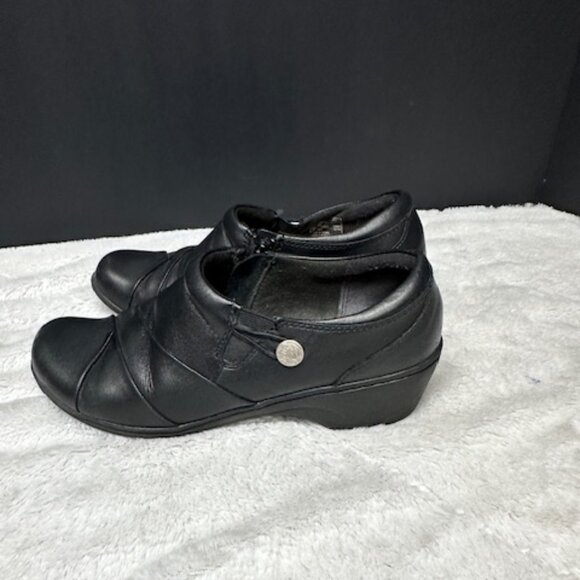 Clarks Channing Side Zip Shoes Woman's Size 9 - Picture 1 of 11